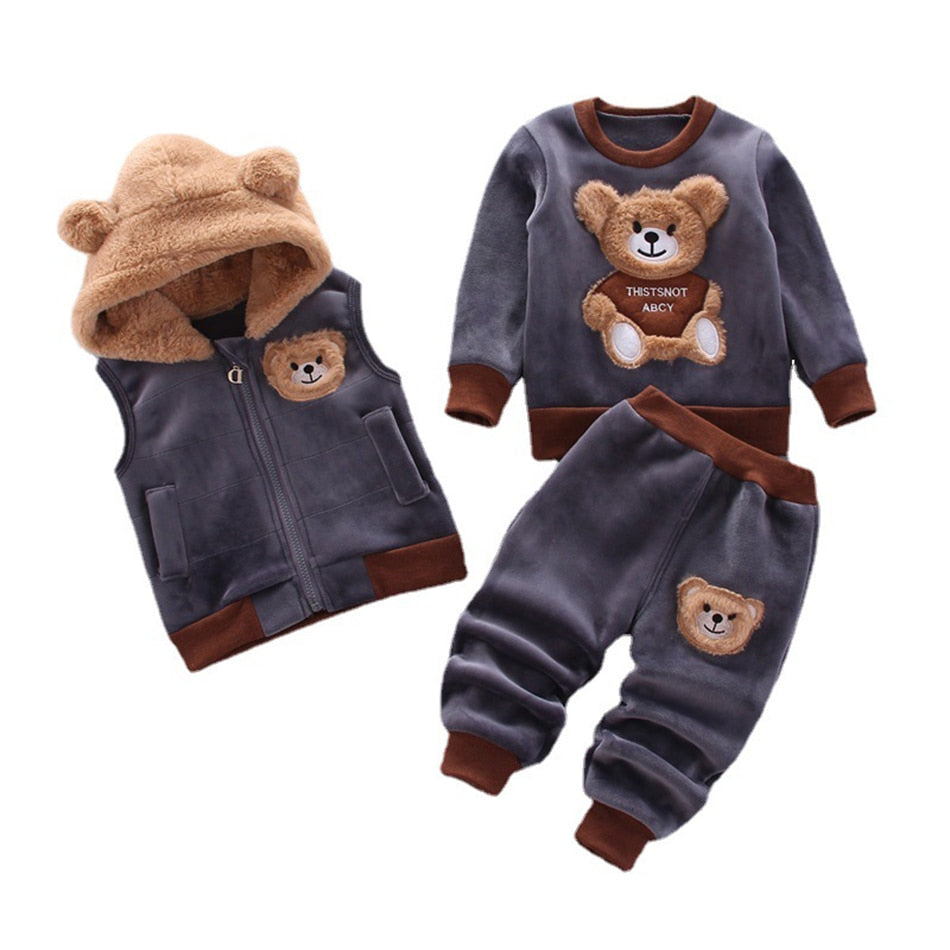 Baby Toddler Winter Clothing Set 4Pcs Outfits