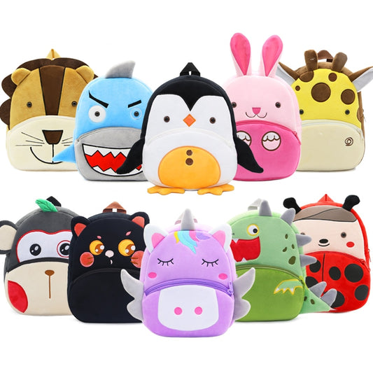 Cute Animals Cartoon Plush Children Backpack/Schoolbag