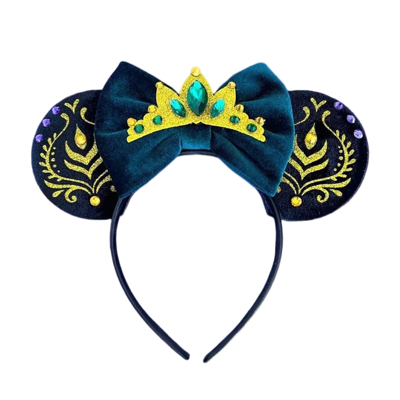 Disney Christmas Hair Accessories for Girl Minnie Mouse Ears Headbands