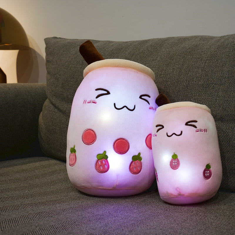 Squishmallows, LED Plushies, Tea Milk Squishmallow, cute soft stuffed toys,  cute home decor,  kawaii plushie