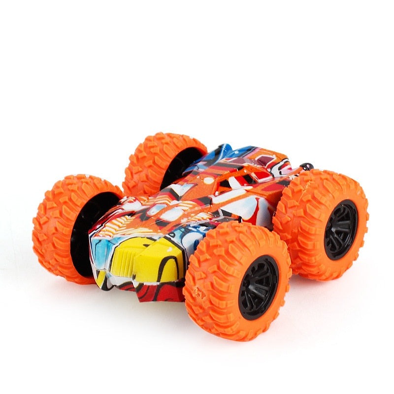 Fun Double-Side Mini Vehicle Kids Boy Toy Car