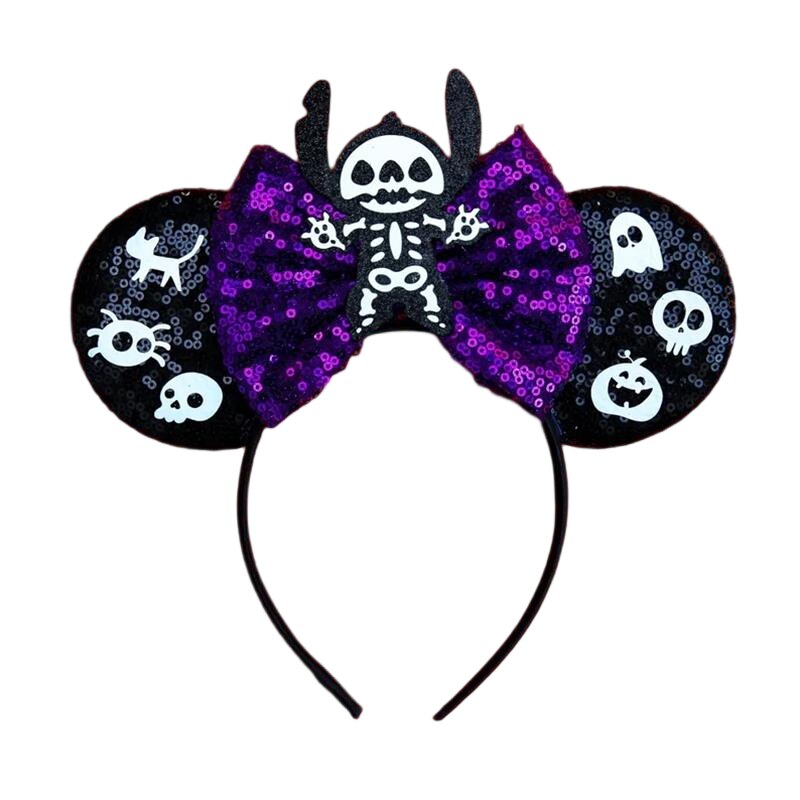 Disney Christmas Hair Accessories for Girl Minnie Mouse Ears Headbands