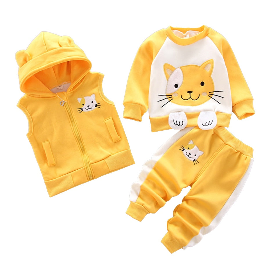 Baby Toddler Winter Clothing Set 4Pcs Outfits