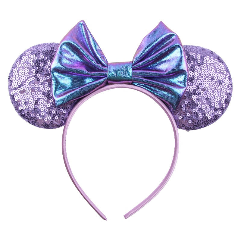 Disney Christmas Hair Accessories for Girl Minnie Mouse Ears Headbands