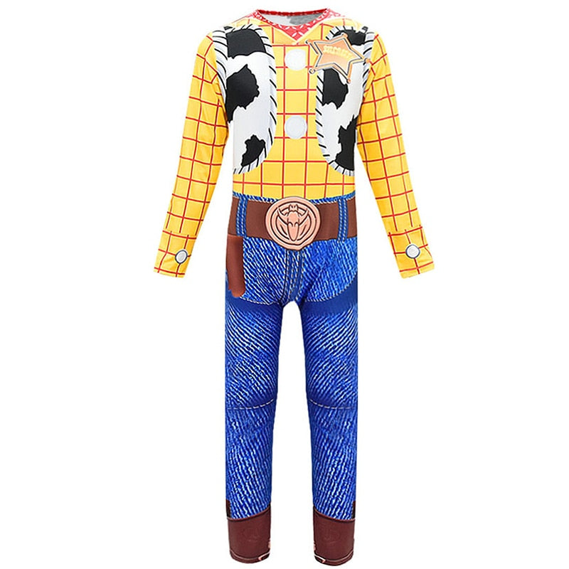 Toy Story Woody, Buzz Lightyear, Jessie  Kids Jumpsuit Cosplay Halloween Costume