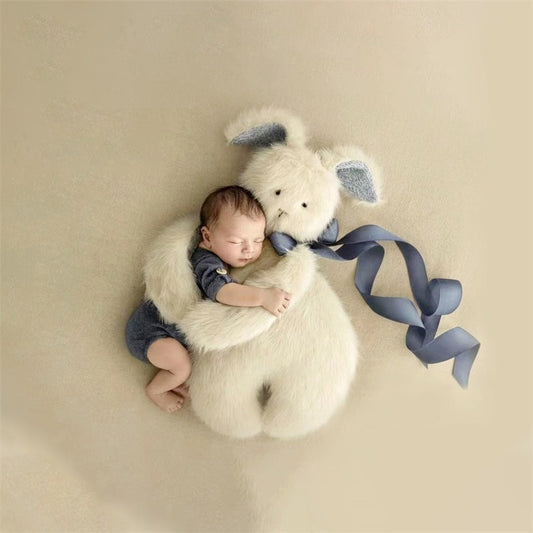 Newborn Photography Props Plush Animal Bunny Doll Posing Pillow