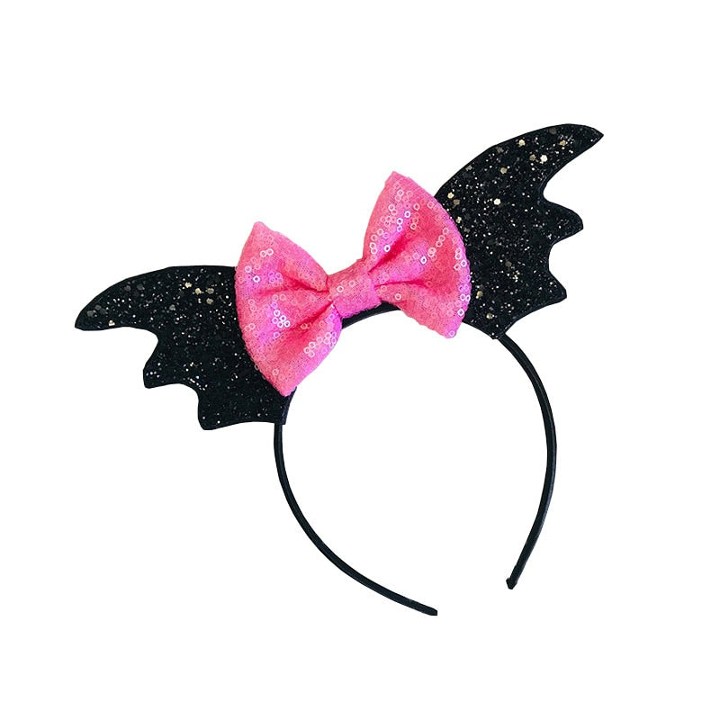 Disney Christmas Hair Accessories for Girl Minnie Mouse Ears Headbands