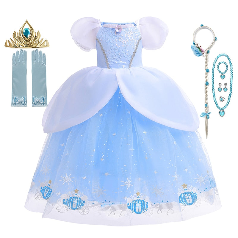 Disney Princess Cinderella Cosplay Butterfly Mesh Costume