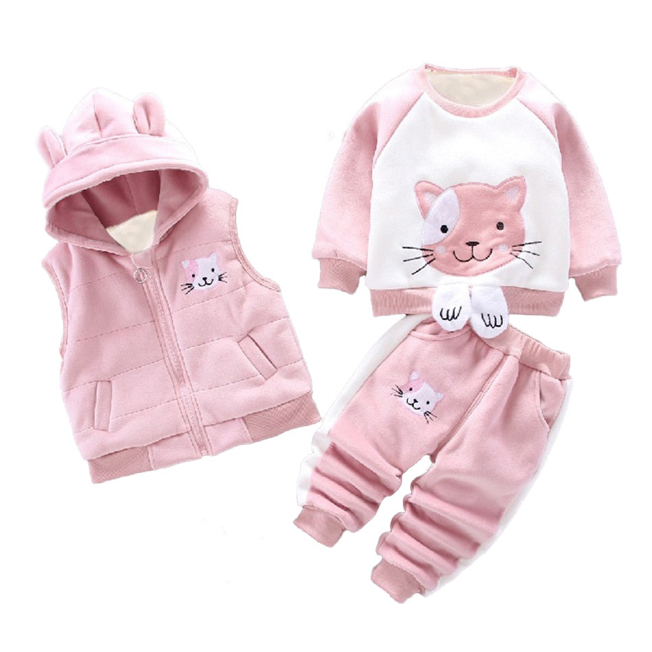 Baby Toddler Winter Clothing Set 4Pcs Outfits