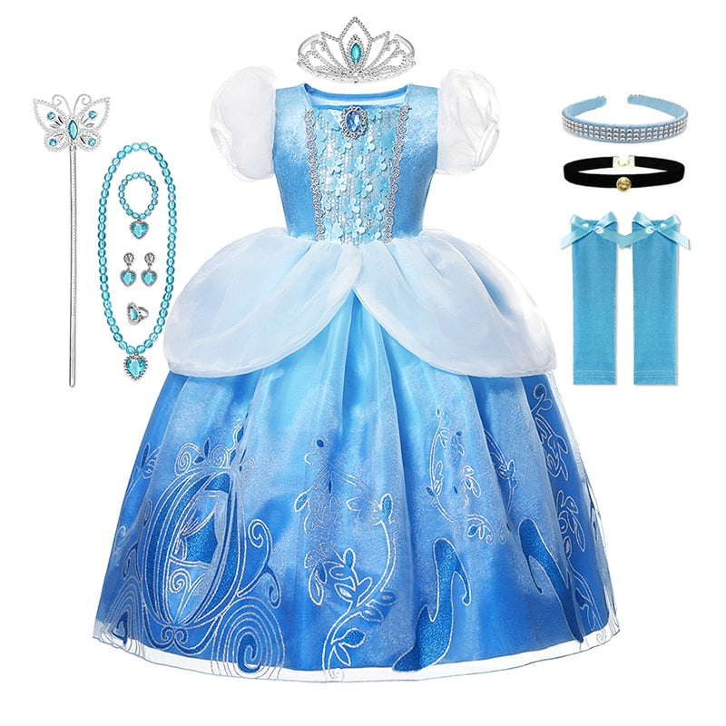 Disney Princess Cinderella Cosplay Butterfly Mesh Costume