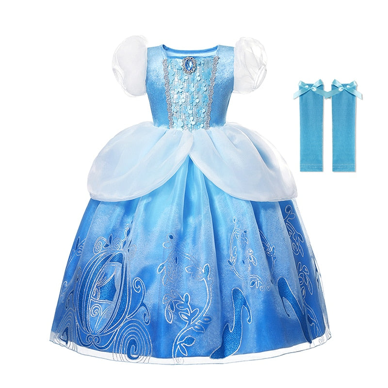 Disney Princess Cinderella Cosplay Butterfly Mesh Costume