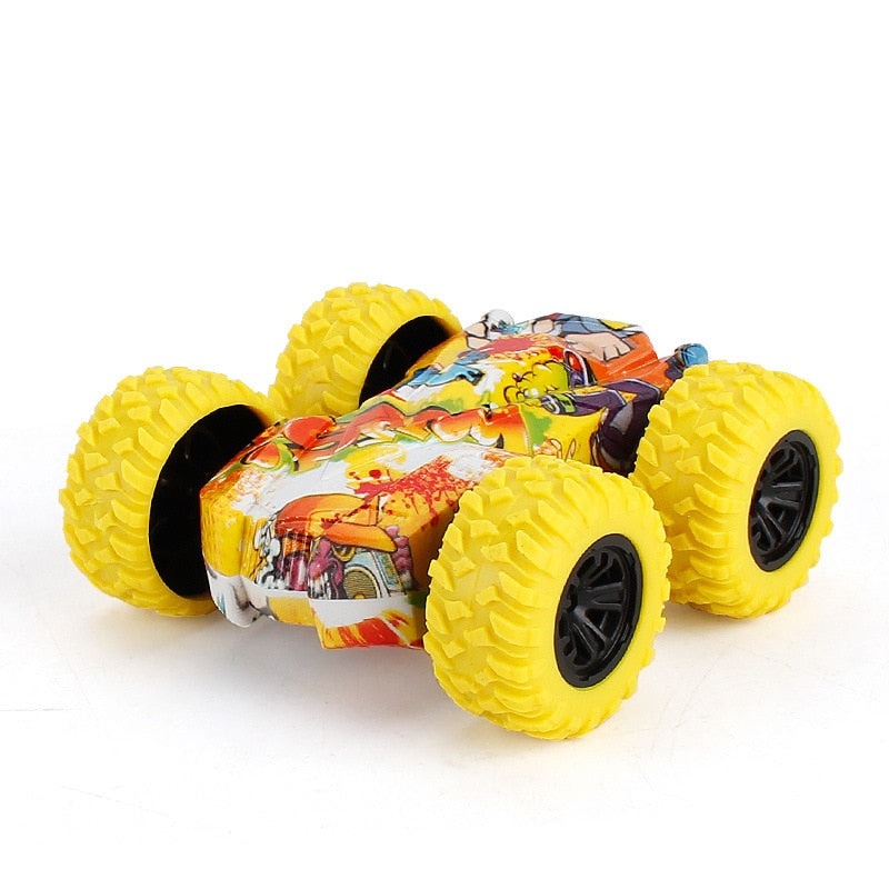 Fun Double-Side Mini Vehicle Kids Boy Toy Car