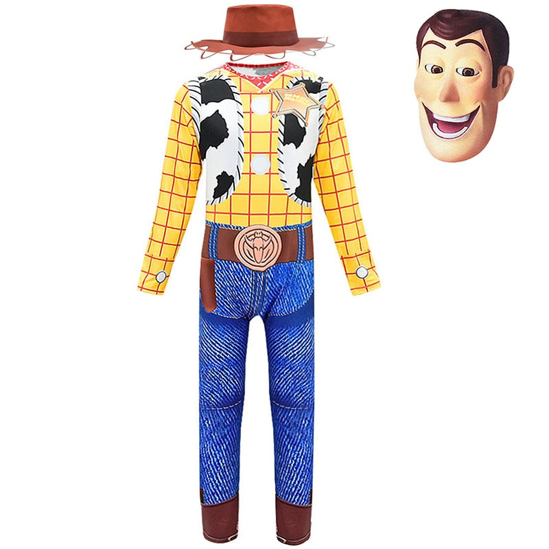 Toy Story Woody, Buzz Lightyear, Jessie  Kids Jumpsuit Cosplay Halloween Costume