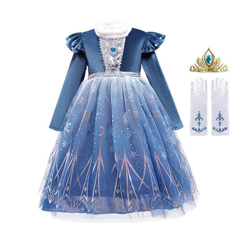 Frozen elsa winter clearance dress