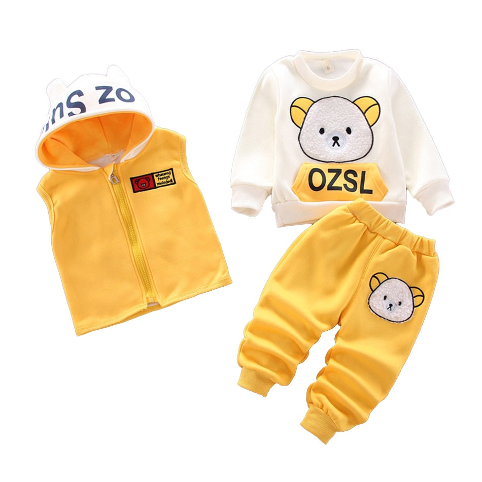 Baby Toddler Winter Clothing Set 4Pcs Outfits