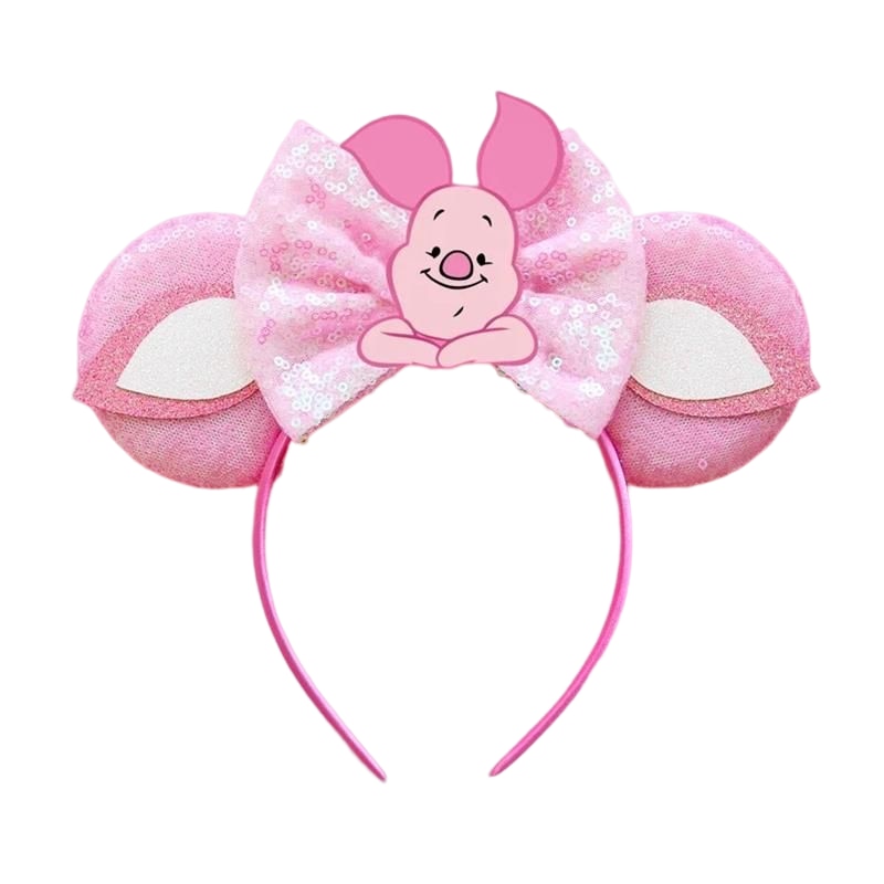 Disney Christmas Hair Accessories for Girl Minnie Mouse Ears Headbands