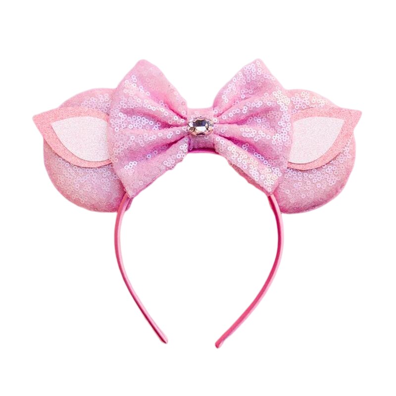 Disney Christmas Hair Accessories for Girl Minnie Mouse Ears Headbands