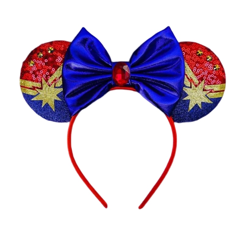 Disney Christmas Hair Accessories for Girl Minnie Mouse Ears Headbands