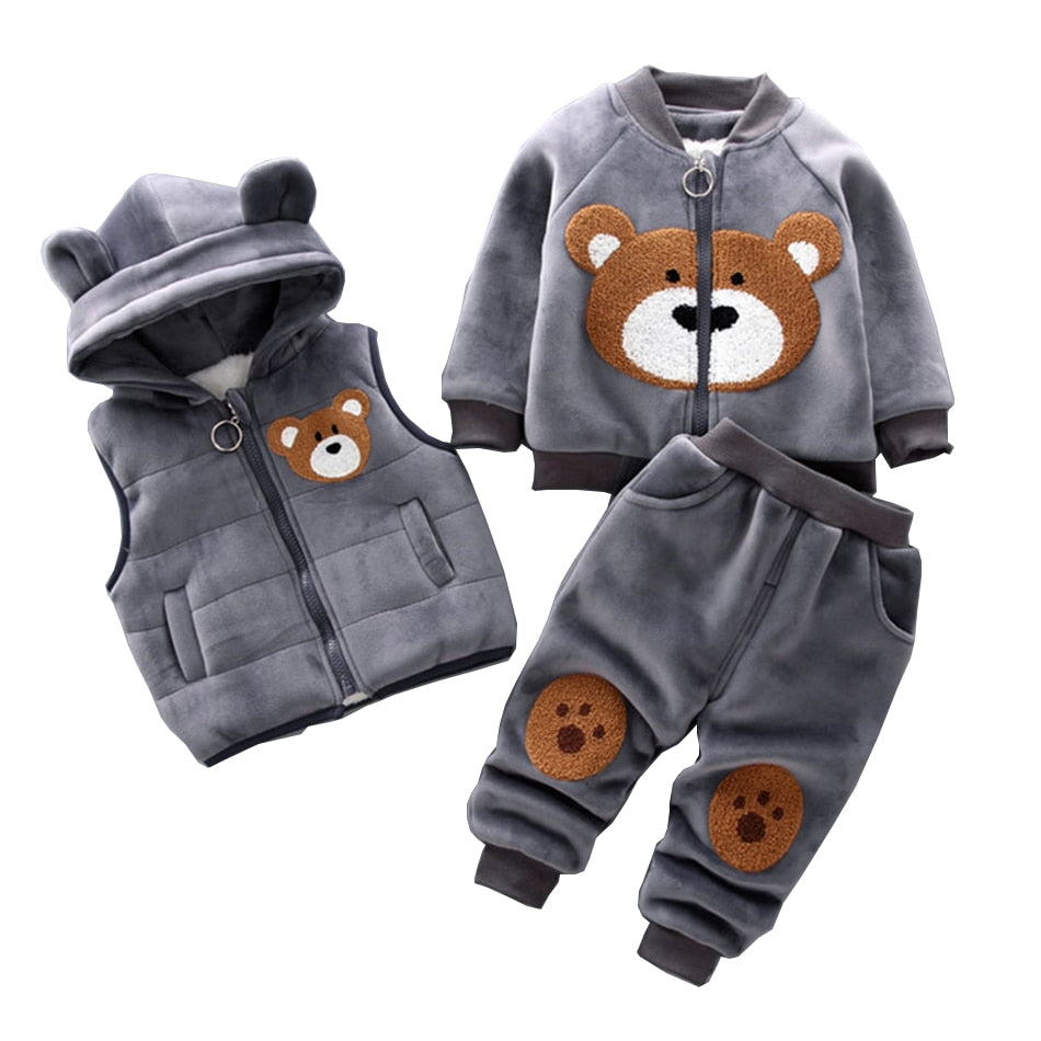 Baby Toddler Winter Clothing Set 4Pcs Outfits