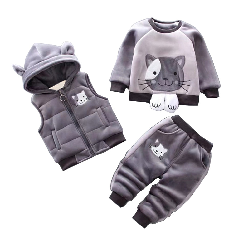 Baby Toddler Winter Clothing Set 4Pcs Outfits