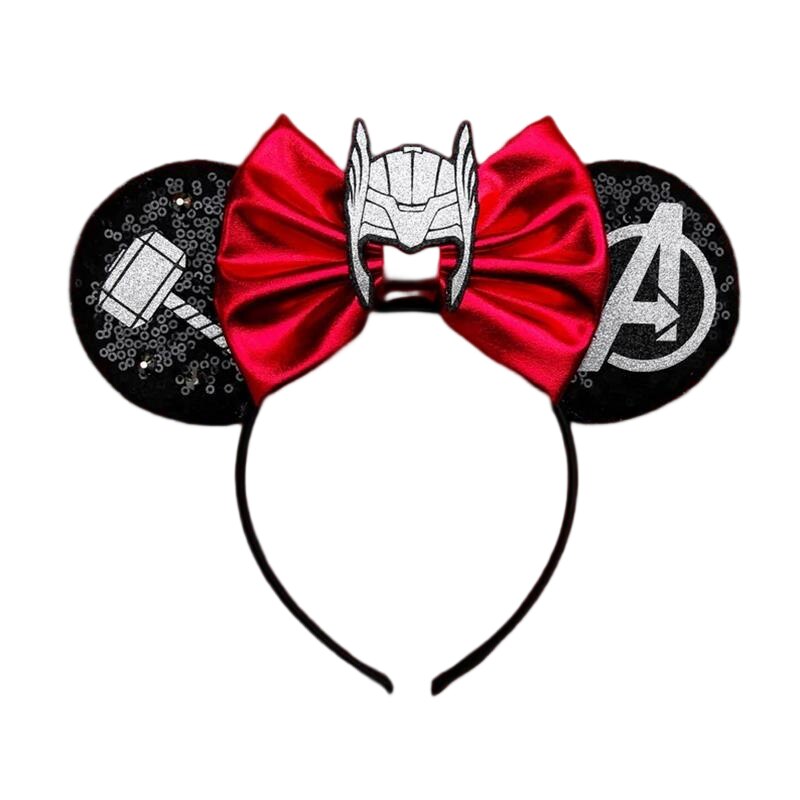 Disney Christmas Hair Accessories for Girl Minnie Mouse Ears Headbands