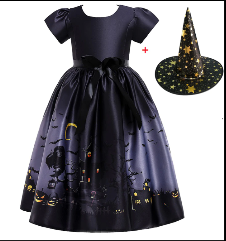 Halloween Princess Dress with Hat